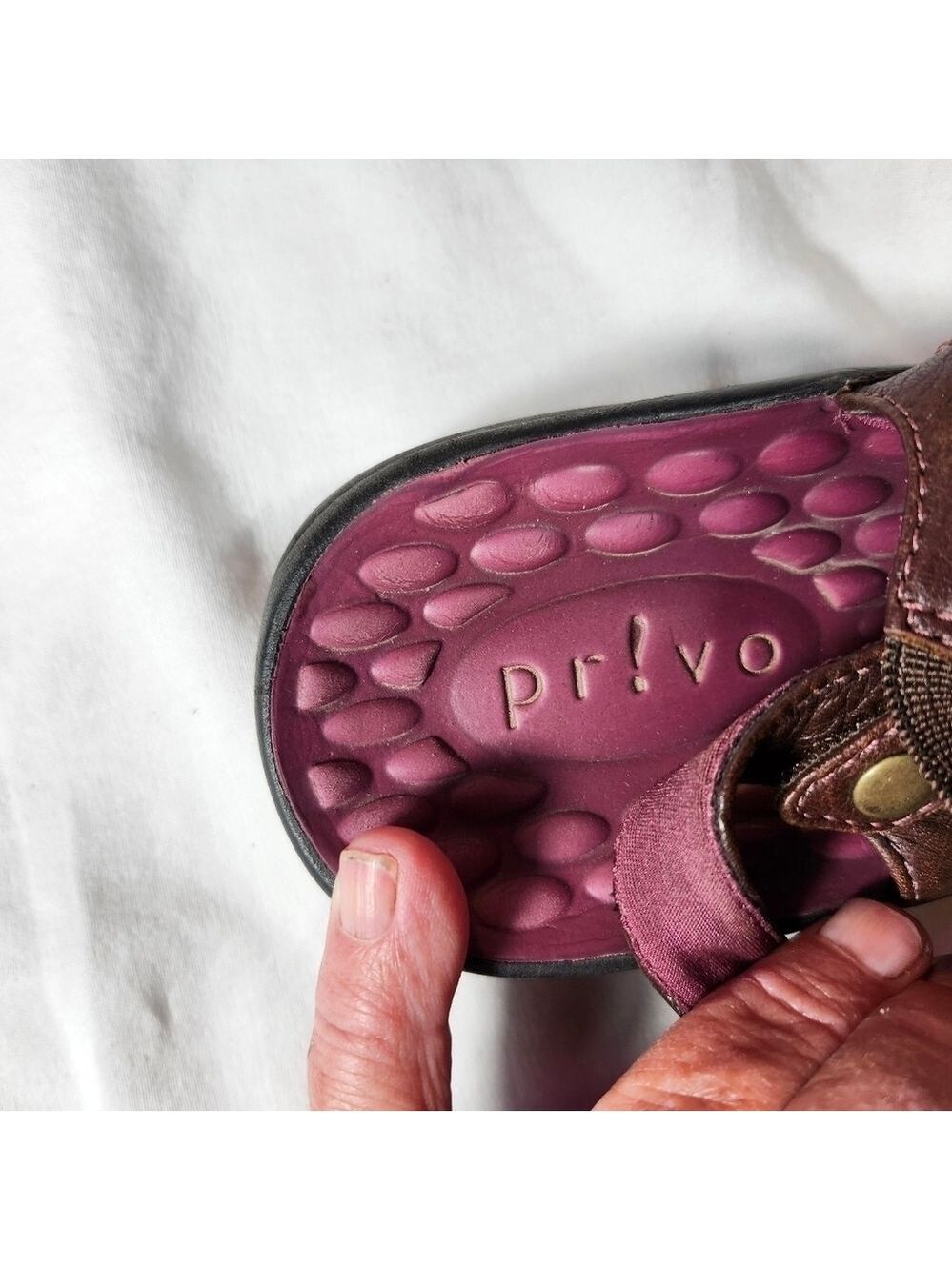 Pr!vo leathers sandals sz7M - Picture 6 of 6